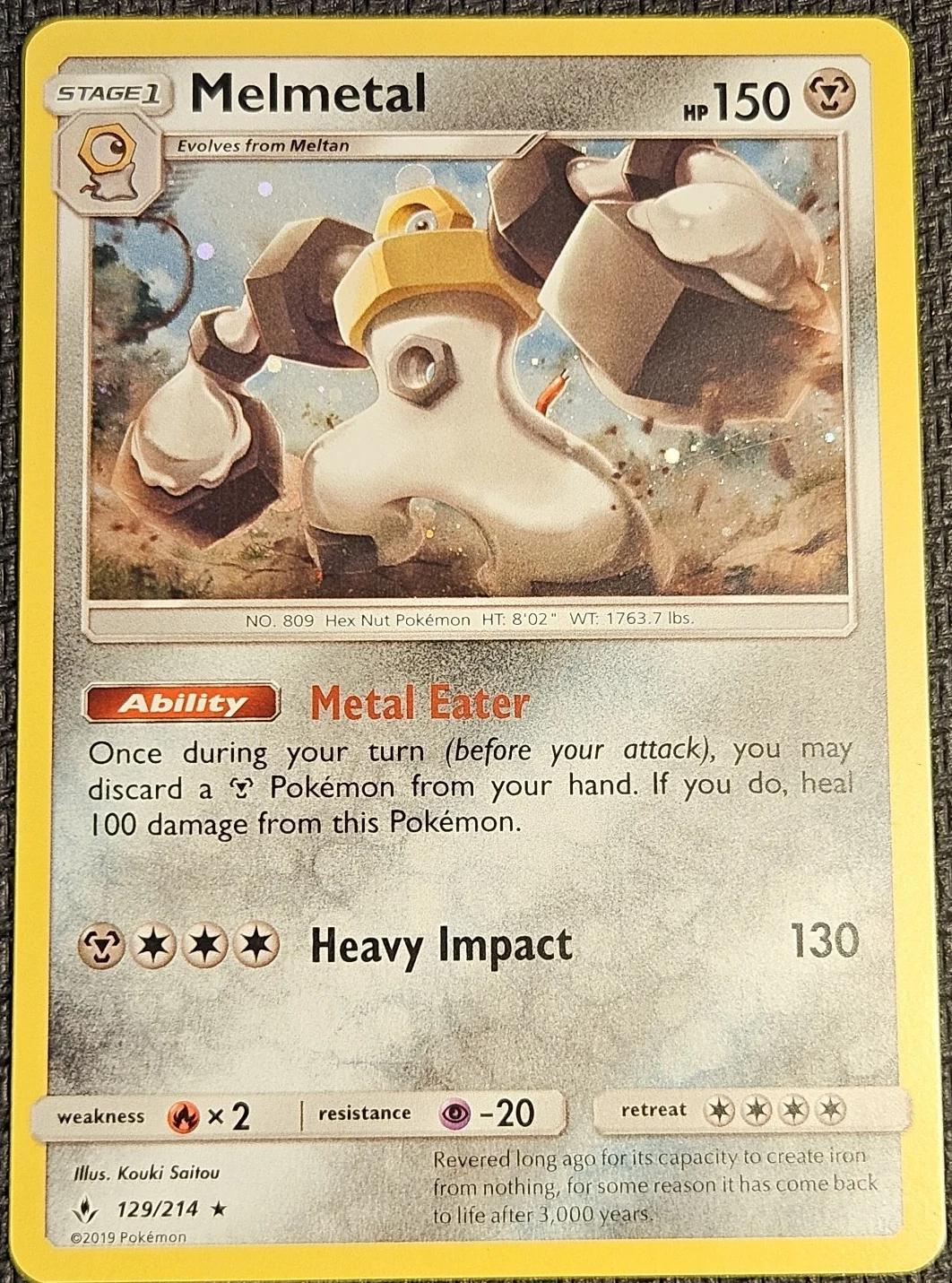 Unbroken Bonds Melmetal [Cosmos-Holo] Pokémon card
